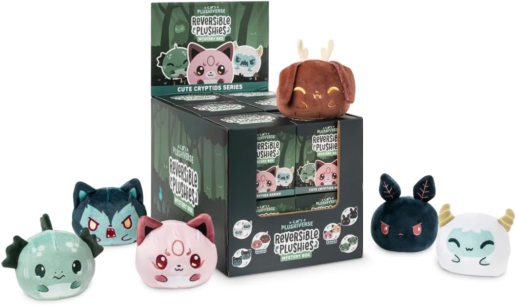 TeeTurtle 3" Reversible Mystery Box Plushie - Cute Cryptids Series - Surprise Soft Stuffed Animal Blind Box - Image 3