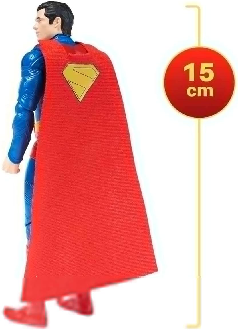 DC Comics, Superman 6-Inch Action Figure, Authentic Superman Movie Styling, Super Heroes Kids Toys for Boys and Girls Ages 4 and Up - Image 3