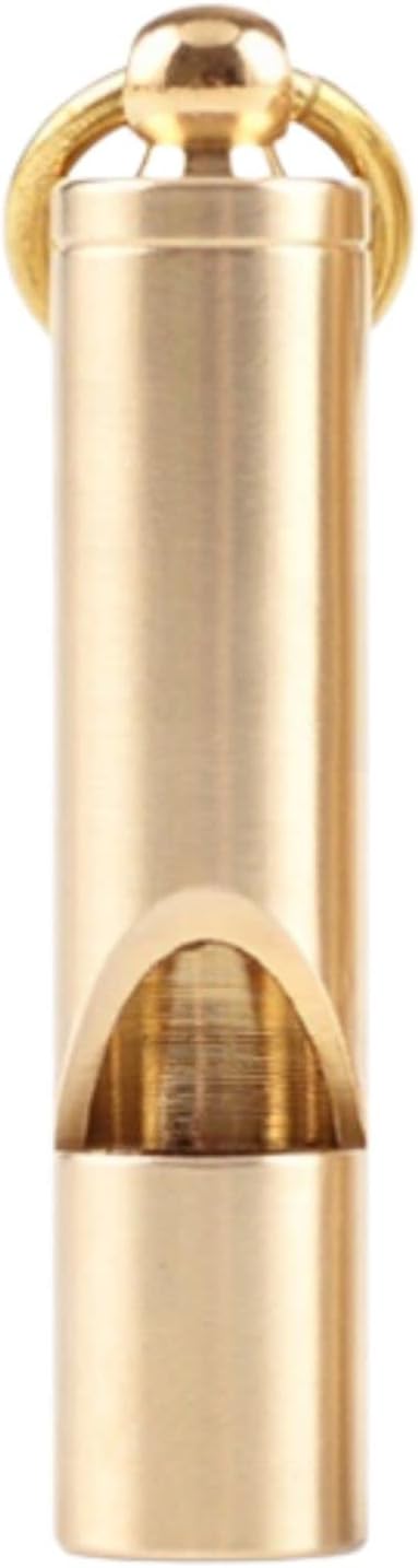 Loudest Brass Whistle — The Original 2-Inch Premium Emergency Whistle 125db+ One Piece Outdoor Survival Whistle On Key-Chain or Hang Around Your Neck and Carry it Anywhere! - Image 10