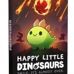 Unstable Games Happy Little Dinosaurs Board Game – Funny Card Game for Adults and Kids – Family Board Games for 2-4 Players, Ages 8 and Up, From the Creators of Unstable Unicorns and Here to Slay