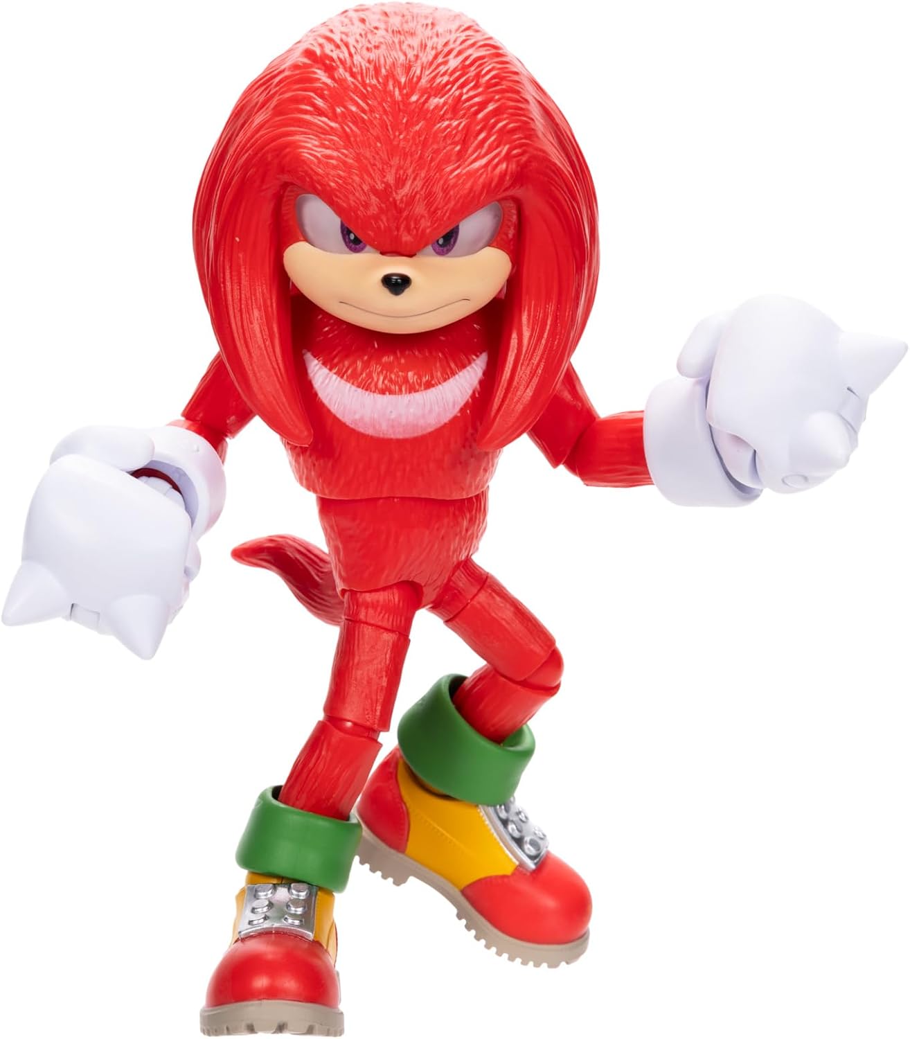 Sonic 3 Movie Action Figures 5-Inch Knuckles Collector Toy Figure, Highly Articulated for Boys Girls - Officially Licensed Sonic The Hedgehog 3 Movie Product - Image 4