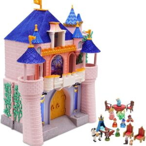 Disney Store Official Animators’ Collection Deluxe Sleeping Beauty Doll House – 17-Piece Castle Playset with Princess Figures, Spinning Dancefloor, Music, & Fun Accessories