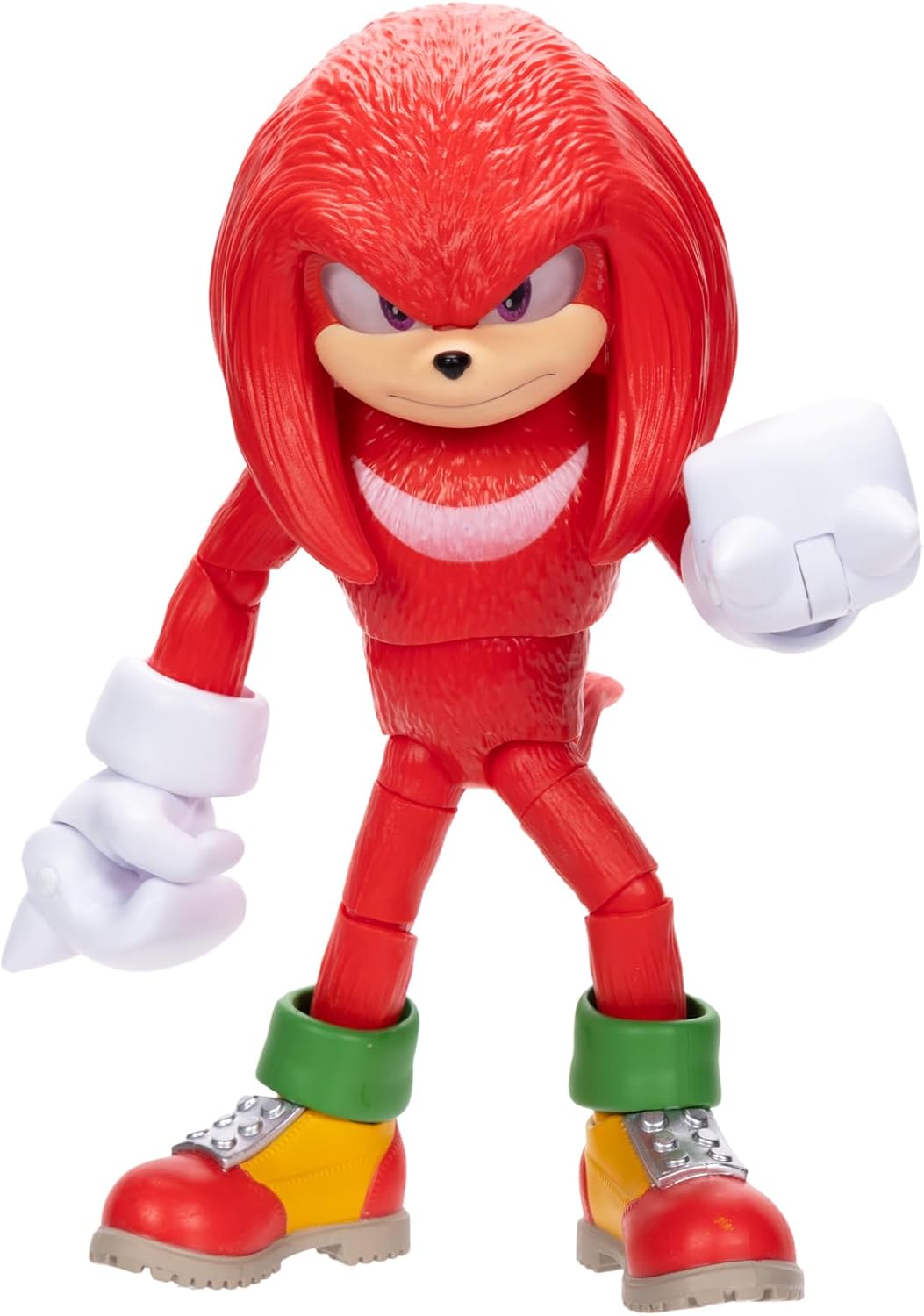 Sonic 3 Movie Action Figures 5-Inch Knuckles Collector Toy Figure, Highly Articulated for Boys Girls - Officially Licensed Sonic The Hedgehog 3 Movie Product - Image 2