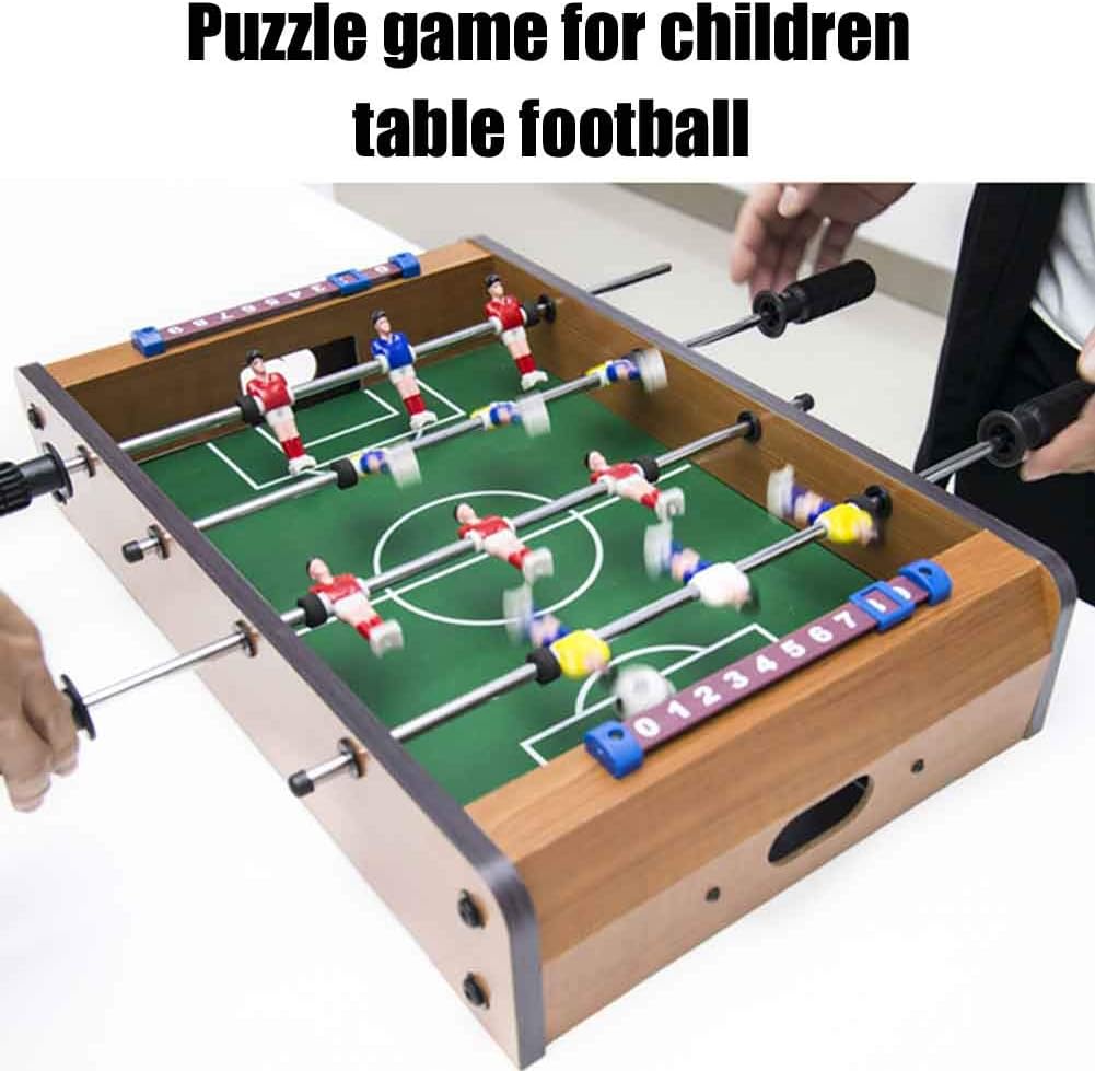 Saycker Table Foosball, Mini Football Table Soccer Tabletops Wood Football Table Top w/Footballs, Game Accessories for Adults Family Night Parties Entertainment - Image 9