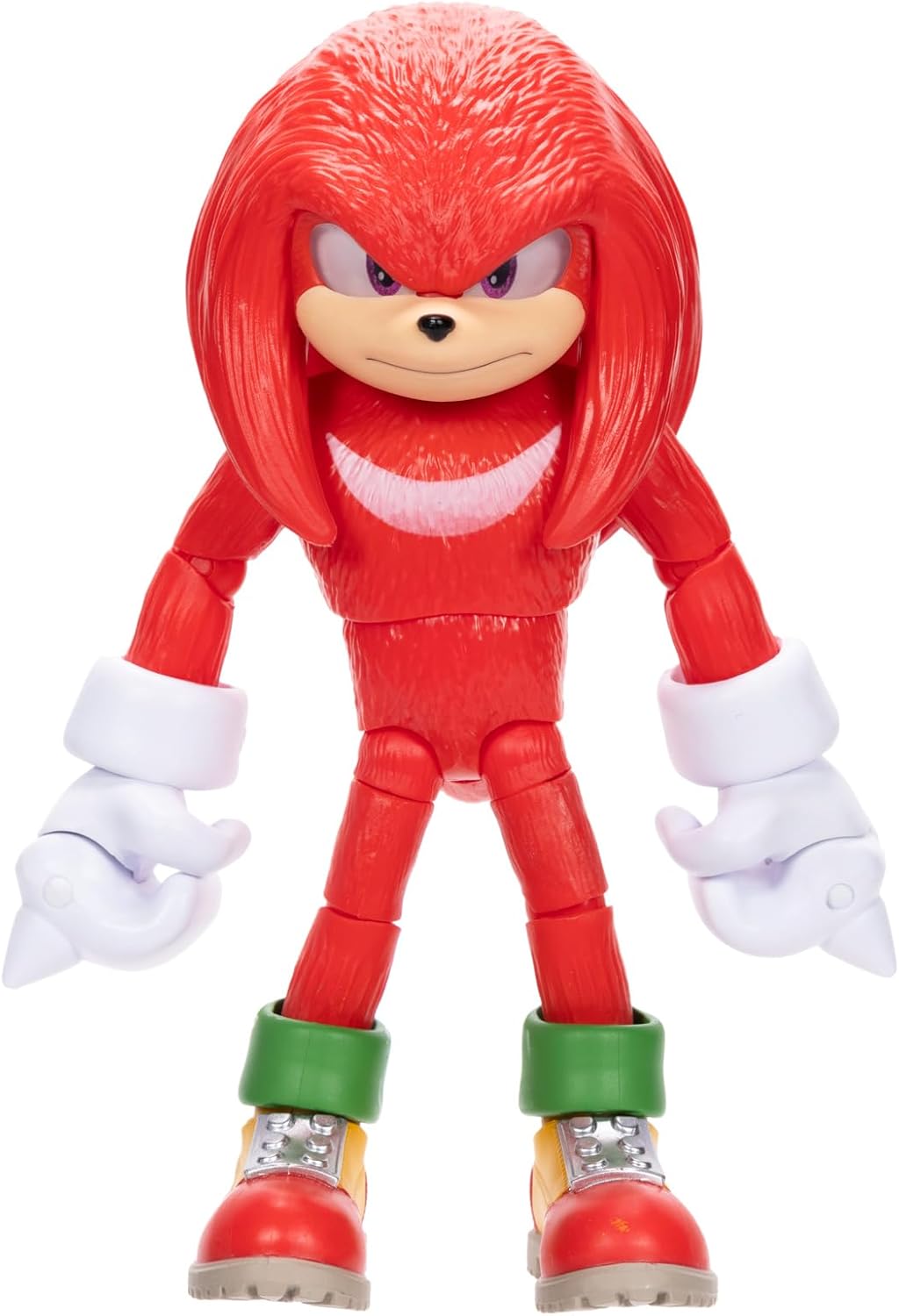 Sonic 3 Movie Action Figures 5-Inch Knuckles Collector Toy Figure, Highly Articulated for Boys Girls - Officially Licensed Sonic The Hedgehog 3 Movie Product