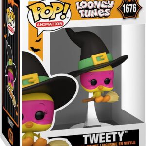 Funko POP! Animation: Tweety Bird – (Witch​) – Looney Tunes – Collectable Vinyl Figure – Gift Idea – Official Merchandise – for Kids & Adults – Horror Fans – Model Figure for Collectors