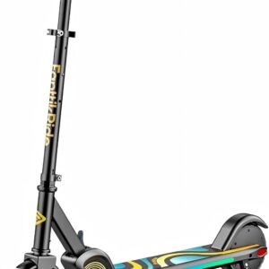 FanttikRide C9 Pro Kids Electric Scooter Ages 8-12, Colorful Rainbow Lights, E-Scooter for Kids 3.9-5.2 ft, 132 lbs, 5 Miles Range, Up to 40 min Ride Time, 5/8/10 MPH, 3 Adjustable Heights