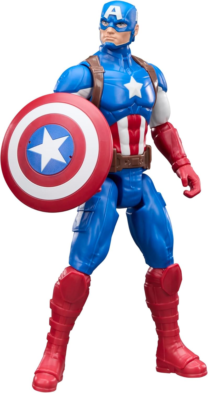 AVENGERS Marvel Titan Series Captain America 11.5-Inch (29.2 CM) Action Figure, Super Hero Figures & Toys for Kids, Ages 4+
