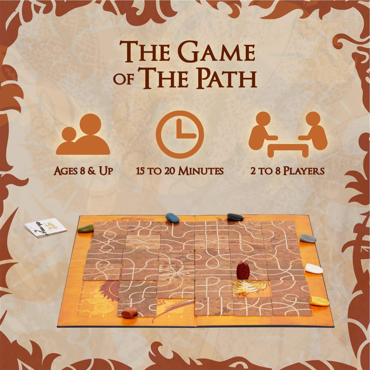 Calliope Tsuro - The Game of The Path - A Family Strategy Board Game For Adults and Kids 2-8 Players Ages 8 & Up - Image 2