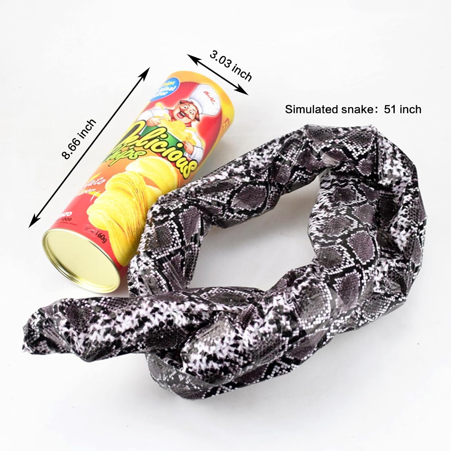 Winbar Prank Gifts for Kids, Funny Classic Snake in a Can Prank for Kids Magic Potato Chip Cans Fries Toys April Fools' Day and Halloween Party Decoration - Image 2