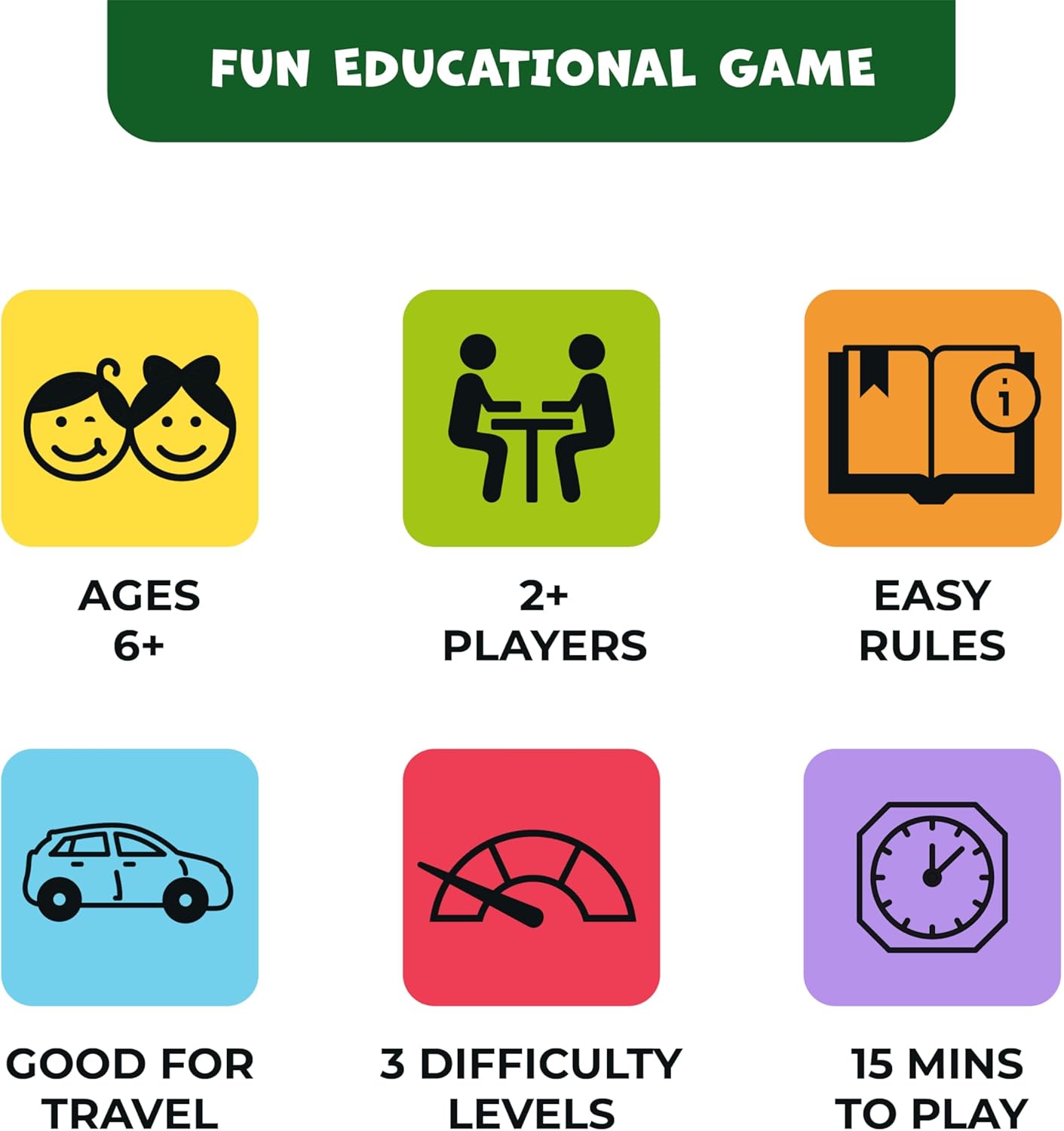 Guess The Animal – Educational Guess In 5 Clues Game for Kids & Family – Fun Children’s Guessing Game for Learning Animals, Perfect for Home, School or Travel – Girls, Boys Ages 6, 7, 8, 9, 10 - Image 6