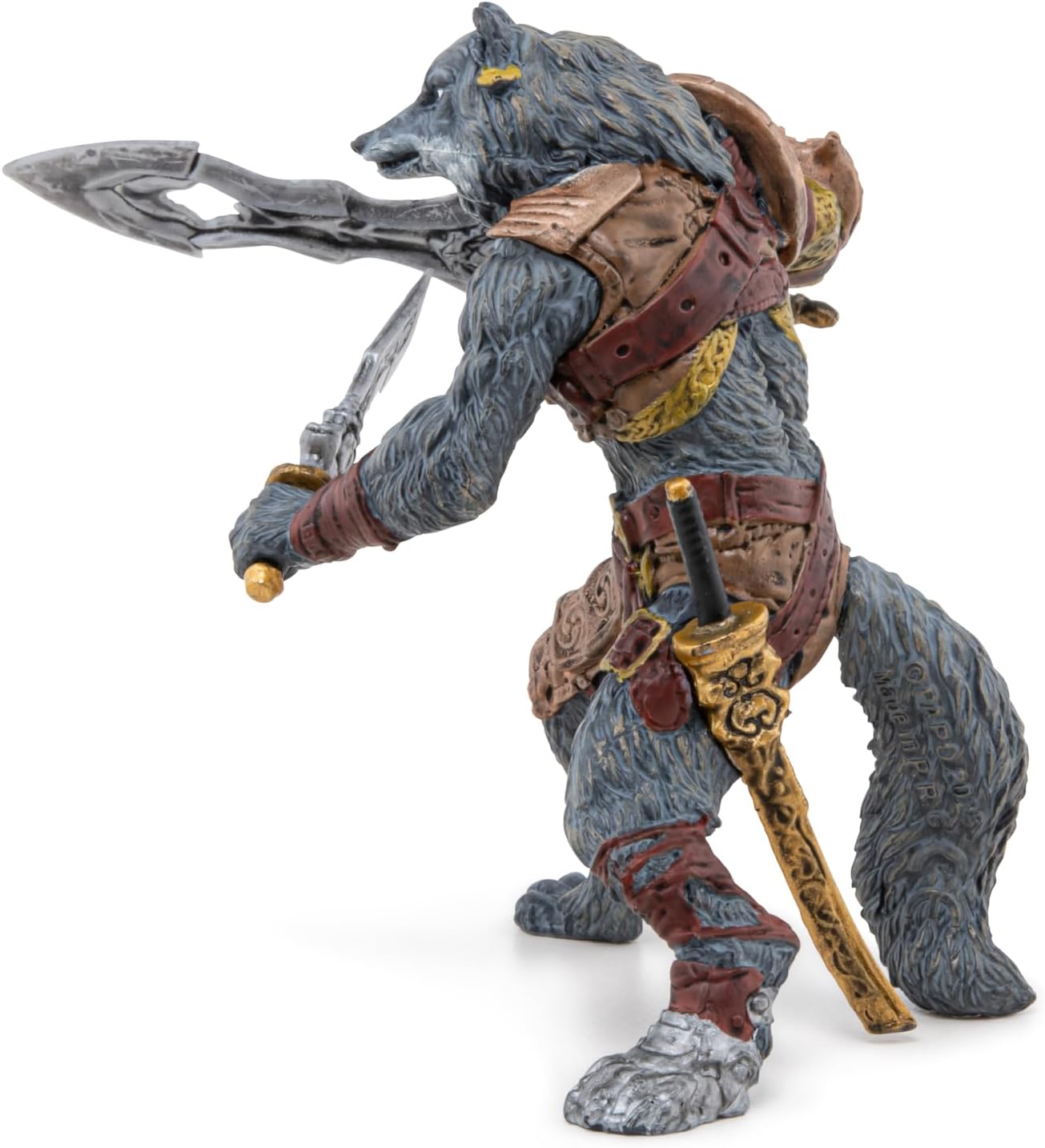 Papo - Realistic Mutant Wolf Figure - Ages 3+ - Fantasy & Medieval Collection - Creative Play Fantasy Creature - Gift Idea Toy for Girls and Boys - 4.4 in X 3.1 in X 3.7 in - Image 6