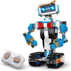 okk Robot Building Toys for Boys, STEM Projects for Kids Ages 6-12, Remote & APP Controlled Engineering Learning Educational Coding DIY Building Kit Rechargeable Robot Toy Gifts for Girls