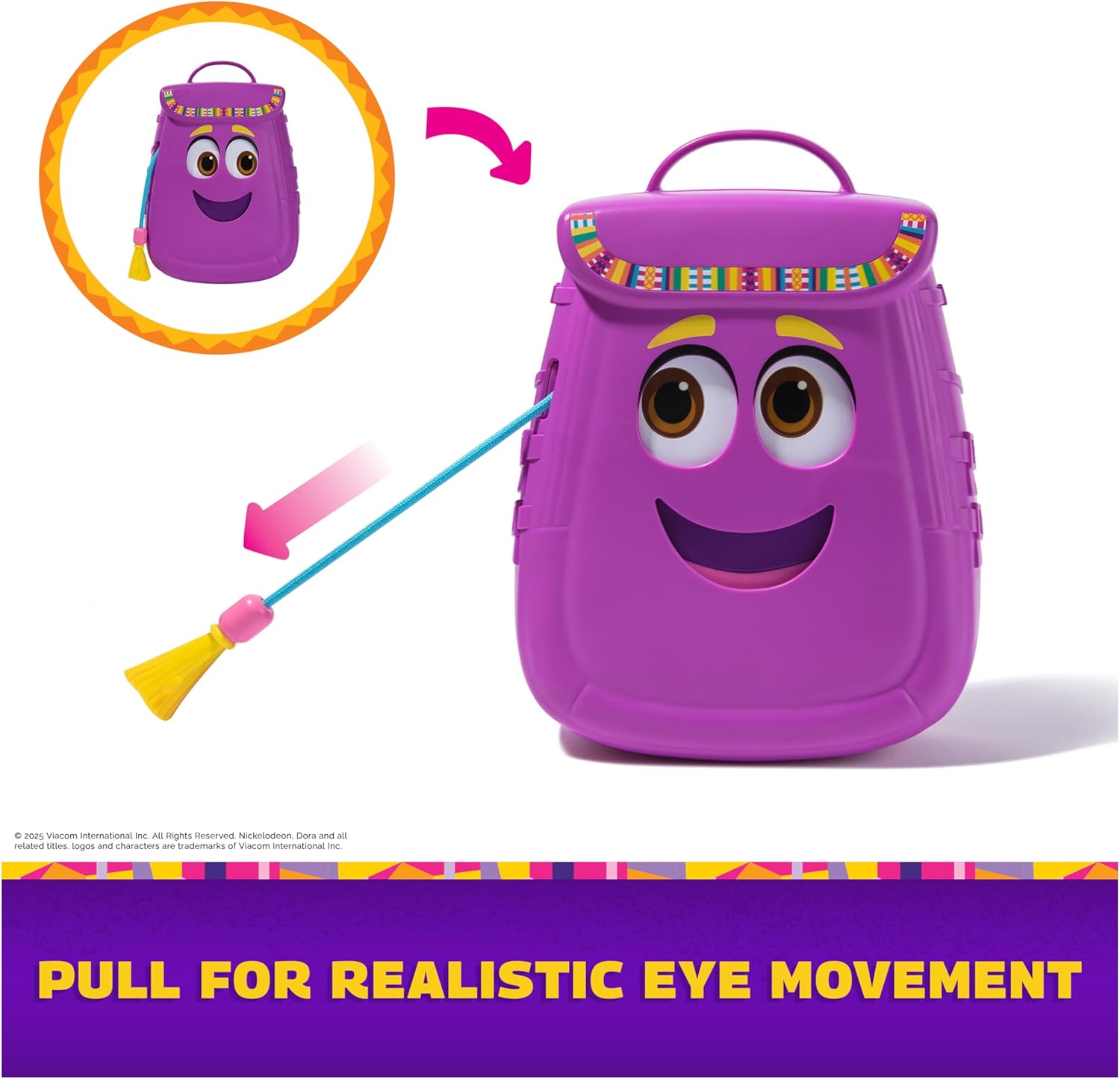 Dora, My Adventure Backpack, with Explorer Accessories‚ Toy Binoculars, Map & Compass, Kids Toys for Girls & Boys Ages 3 & Up - Image 3