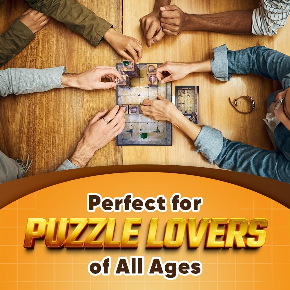 Relics of Rajavihara – Solo Puzzle Adventure Game with 50 Challenges Across 5 Floors – Strategic Logic Board Game for All Ages – Replayable Brain Teasers for Endless Fun - Image 8