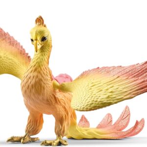 Schleich Bayala Phoenix Mythical Fantasy Action Figure – Kids Imagination Realistic Dragon Creature with Movable Wings for Girls and Boys with Eye and Head Art Details, Gift for kids Age 4+