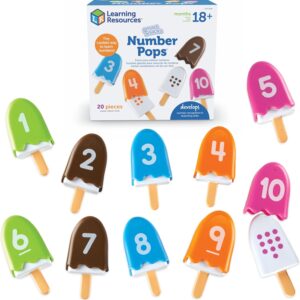Learning Resources Smart Snacks Number Pops – Sorting Toys, Stacking Montessori, Classroom Must Haves, Math Manipulatives, Matching Games, Fine Motor Preschool, Speech Therapy