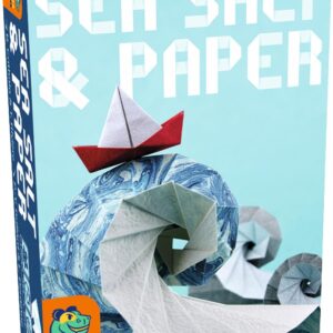 Pandasaurus Games Sea Salt and Paper Card Game – Ocean-Themed Strategy Game, Fast-Paced and Tactical, Fun Family Game for Kids and Adults, Ages 8+, 2-4 Players, 30-45 Minute Playtime