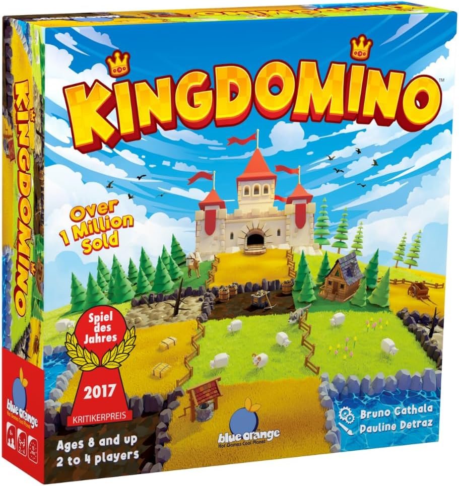 Blue Orange Games Kingdomino Award Winning Family Strategy Board Game, 2-4 players