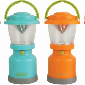 Coleman Kids Adventure Mini LED Lantern, Handheld Children’s Lantern with Lifetime LED Bulbs, 16 Hrs Run Time, Water-Resistant Design (Colors May Vary)