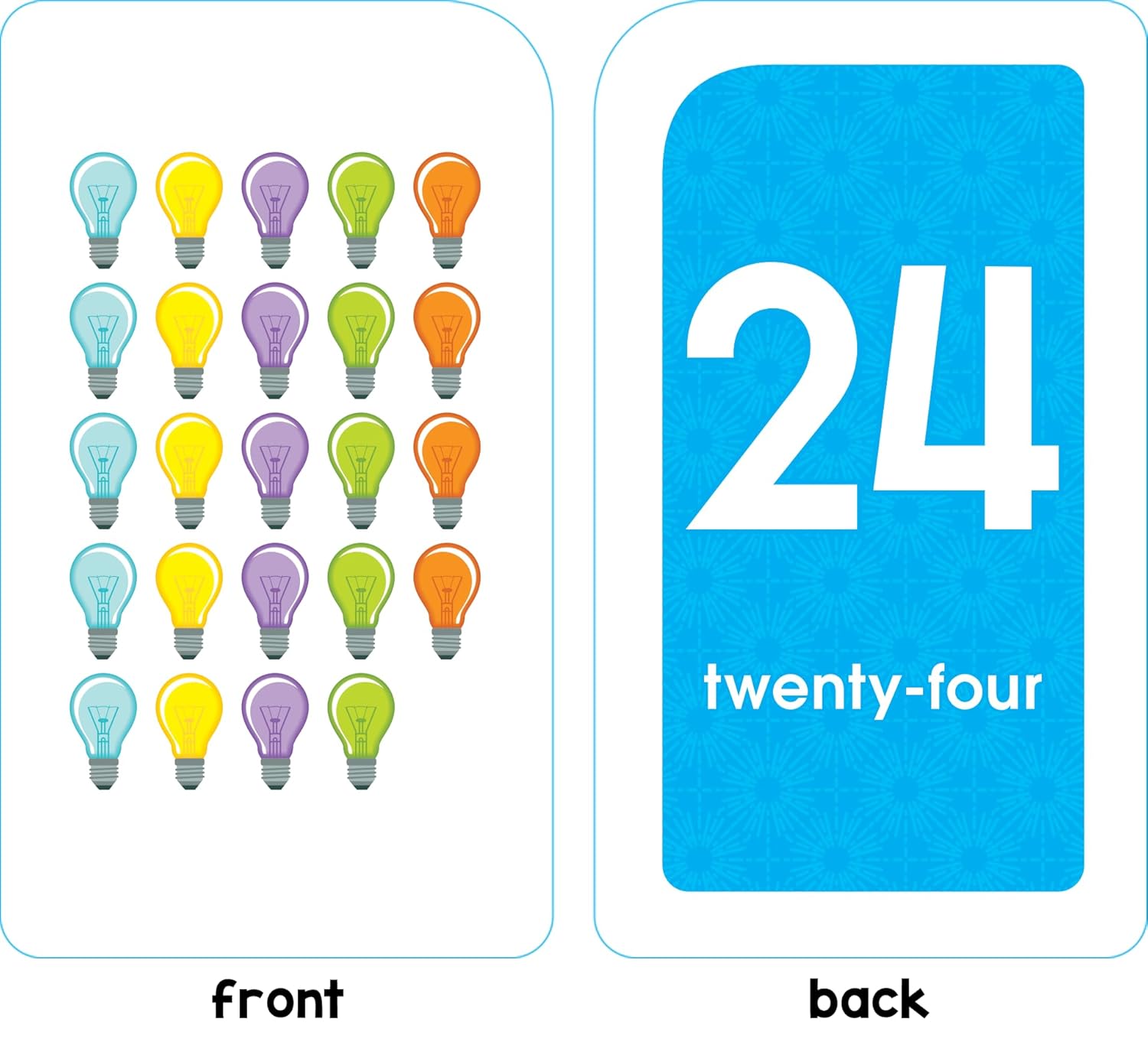 School Zone Numbers 0-25 Flash Cards: Toddler, Preschool, Kindergarten, Learn Math, Addition, Subtraction, Numerical Order, Counting, Problem Solving, Ages 4+, Packaging May Vary - Image 7