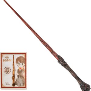 Wizarding World Harry Potter, 12-inch Spellbinding Harry Potter Wand & Spell Card, Accessory for Halloween Costumes for Girls & Boys
