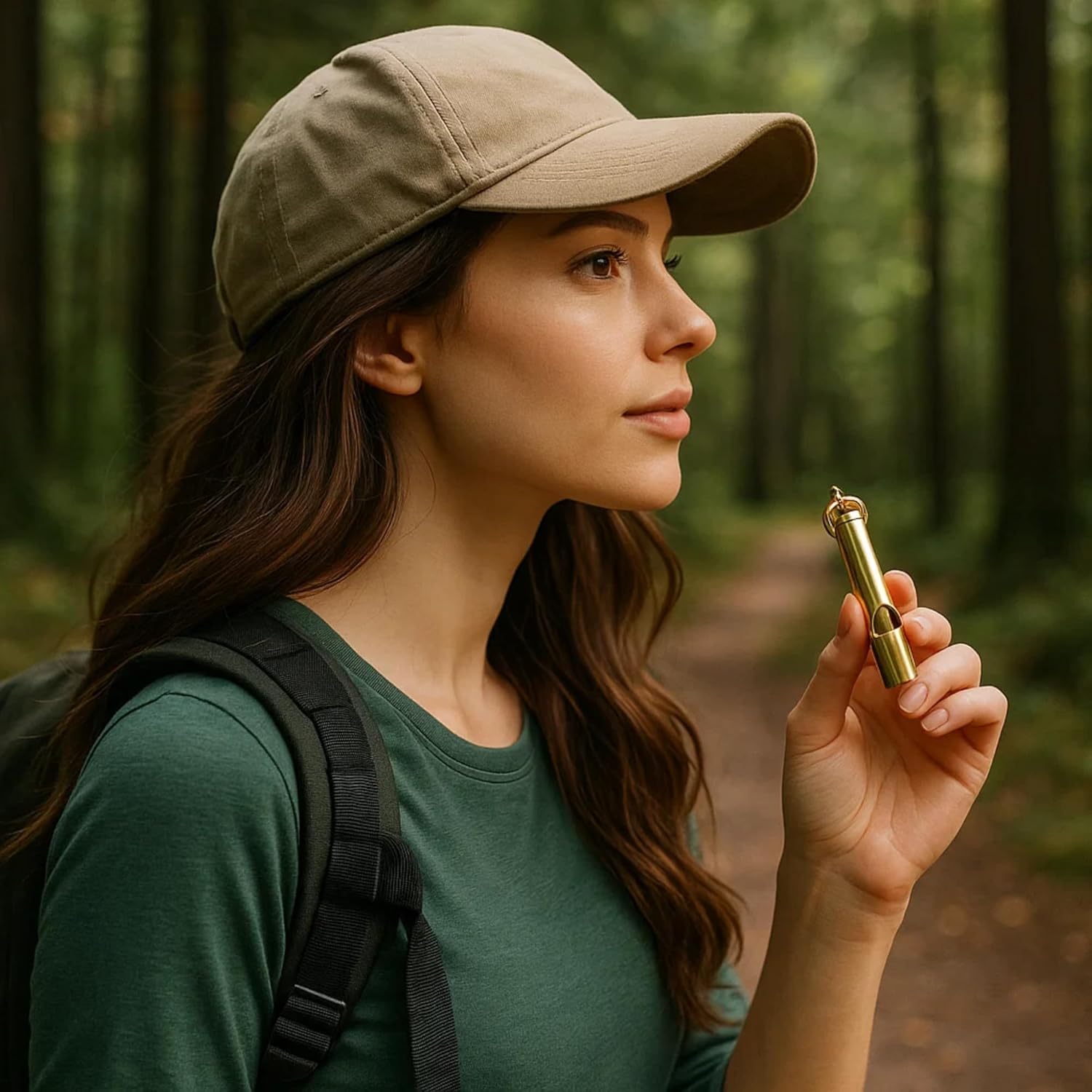 Loudest Brass Whistle — The Original 2-Inch Premium Emergency Whistle 125db+ One Piece Outdoor Survival Whistle On Key-Chain or Hang Around Your Neck and Carry it Anywhere! - Image 3