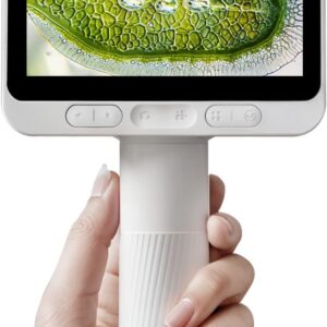 BEAVERLAB Finder 4.0″ Microscope for Kids, Handheld Miniscope, 1600X Portable Kids Digital Mini Pocket Microscope for Boys Girls, Educational Science Kit Toys