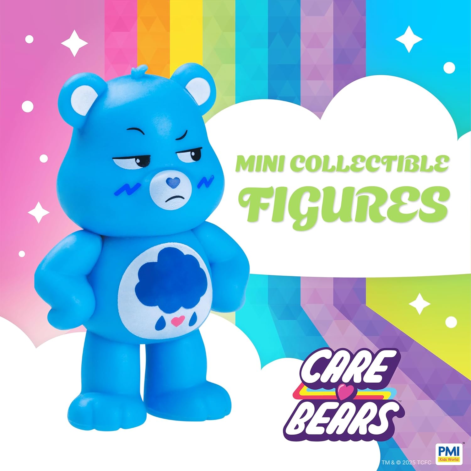 Care Bears Mini Collectible Figures | 12 Pack Deluxe Box | 12 Surprise Mini Figures with 2 Rare Hidden | Official Bears Collectibles by PMI Kids World | Assortment A to C (Assortment B) - Image 2