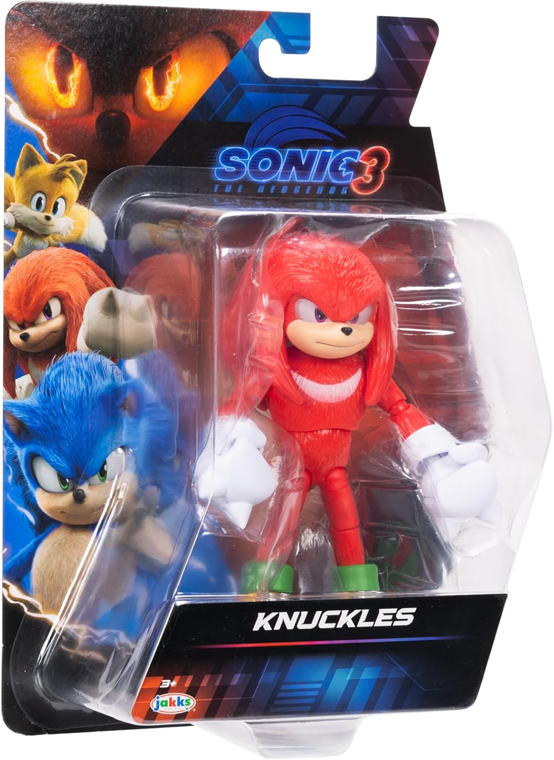 Sonic 3 Movie Action Figures 5-Inch Knuckles Collector Toy Figure, Highly Articulated for Boys Girls - Officially Licensed Sonic The Hedgehog 3 Movie Product - Image 8