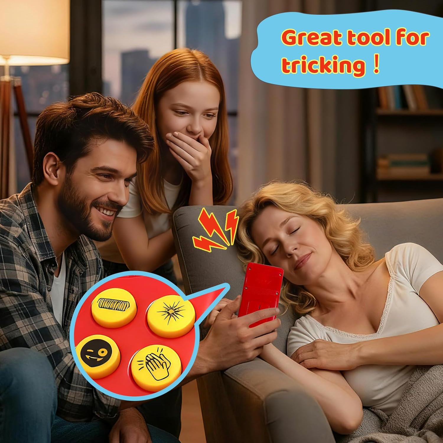 Sound Effects Machine - Noise Maker for Kids - 20 Funny Sounds with Volume Control - Portable Electronic Sound Maker for Party, Game Night and Family Fun - Image 7