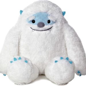 Aurora® Mysterious Fantasy Yulli™ Yeti Stuffed Animal – Mythical Companion – Imaginative Adventures – White 12 Inches