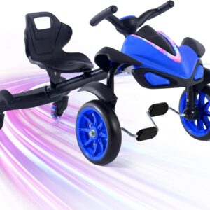 2-in-1 Kids Drift Bike – Crazy Drift Tricycle for Toddlers and Kids 3-5 Years Old
