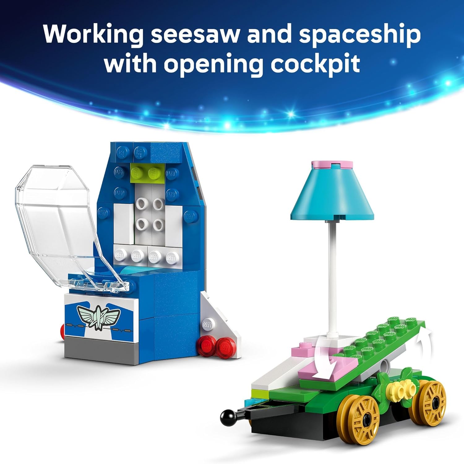 LEGO Disney and Pixar’s Toy Story Celebration Train & RC Car Toddler Toy - Sensory and Pretend Play Building Set for Preschool Boys and Girls, Ages 4+ - Disney Gift Idea for Birthdays - 43264 - Image 5