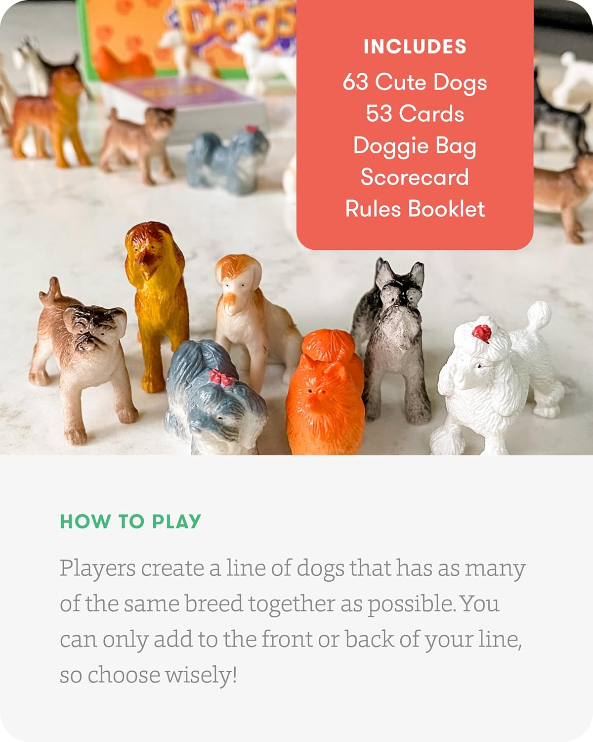 SimplyFun Walk The Dogs Math Game - One of The Most Fun Games for Kids Ages 8 and Up - Play to Practice Counting & Sorting- 2 to 5 Players - Image 4