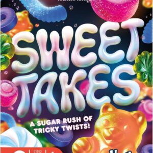 Hasbro Gaming Sweet Takes Game | Candy Themed Family Card Game for Kids, Teens, and Adults | 2 to 5 Players | 30 Mins. | Fun Summer Activities | Vacation Travel Essentials | Ages 8+