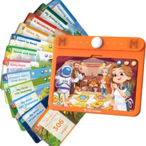 Think Academy Learning Pad Large Bundle (Level 1+Level 2+Level 3), Interactive Educational Tablet with 306 Sound Pages & Card-Insert, Learning Toys for 3 4 5 6 Year Old Boys Girls, Autism Sensory Toys