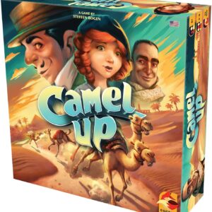 Camel Up (Second Edition) – Exciting Camel-Racing Betting Strategy Game! Fun Family Game for Kids & Adults, Ages 8+, 3-8 Players, 30-45 Minute Playtime, Made by Eggertspiele