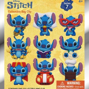 Stitch Series 7 – 5″ Collectible Bag Clip – Blind Bag (ONE Random Figure) – Disney Animated Character Keychain/Backpack Accessory | Official Licensed Merchandise