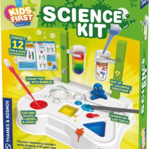 Thames & Kosmos Kids First Science Kit | STEM Learning, Intro to Chemistry for Ages 5+ | Safe & Educational Lab Setup with 20+ Durable Tools, 12 Experiments | Explore Lab Skills & Science Concepts