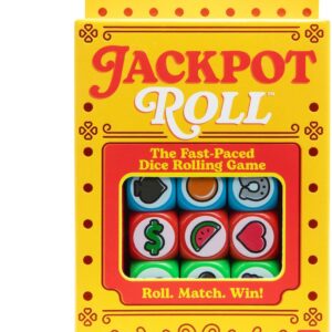 Jackpot Roll by Relatable – A Fast Paced Casino Themed Dice Game for Family Game Night and Games for Adults – Includes 20 Betting Tokens, 50 Cards, 12 Dice and Instructions