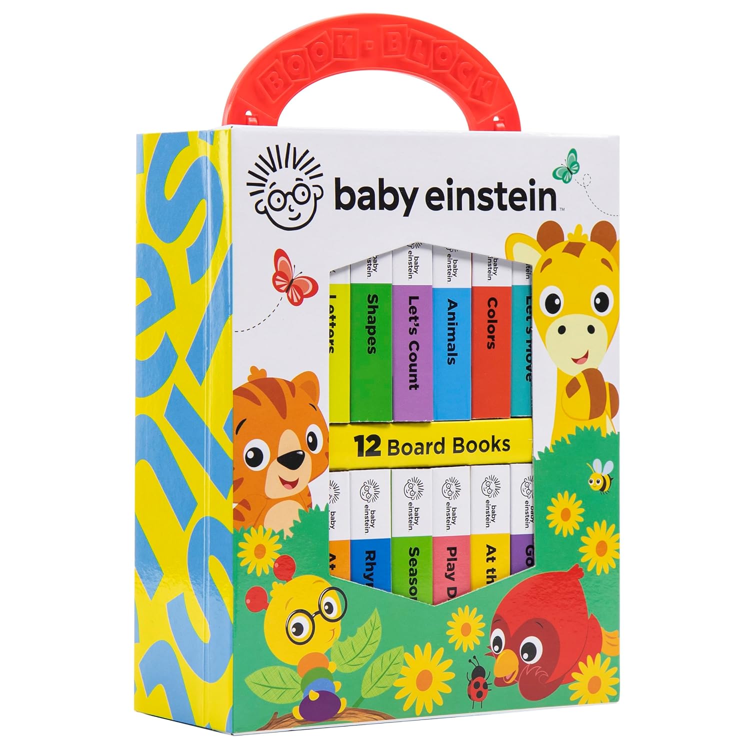 Baby Einstein - My First Library Board Book Block 12-Book Set - First Words, Alphabet, Numbers, and More! - PI Kids - Image 3