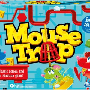 Hasbro Gaming Mouse Trap Board Game for Kids Ages 6 and Up, Classic Game for 2-4 Players, with Easier Set-Up Than Previous Versions