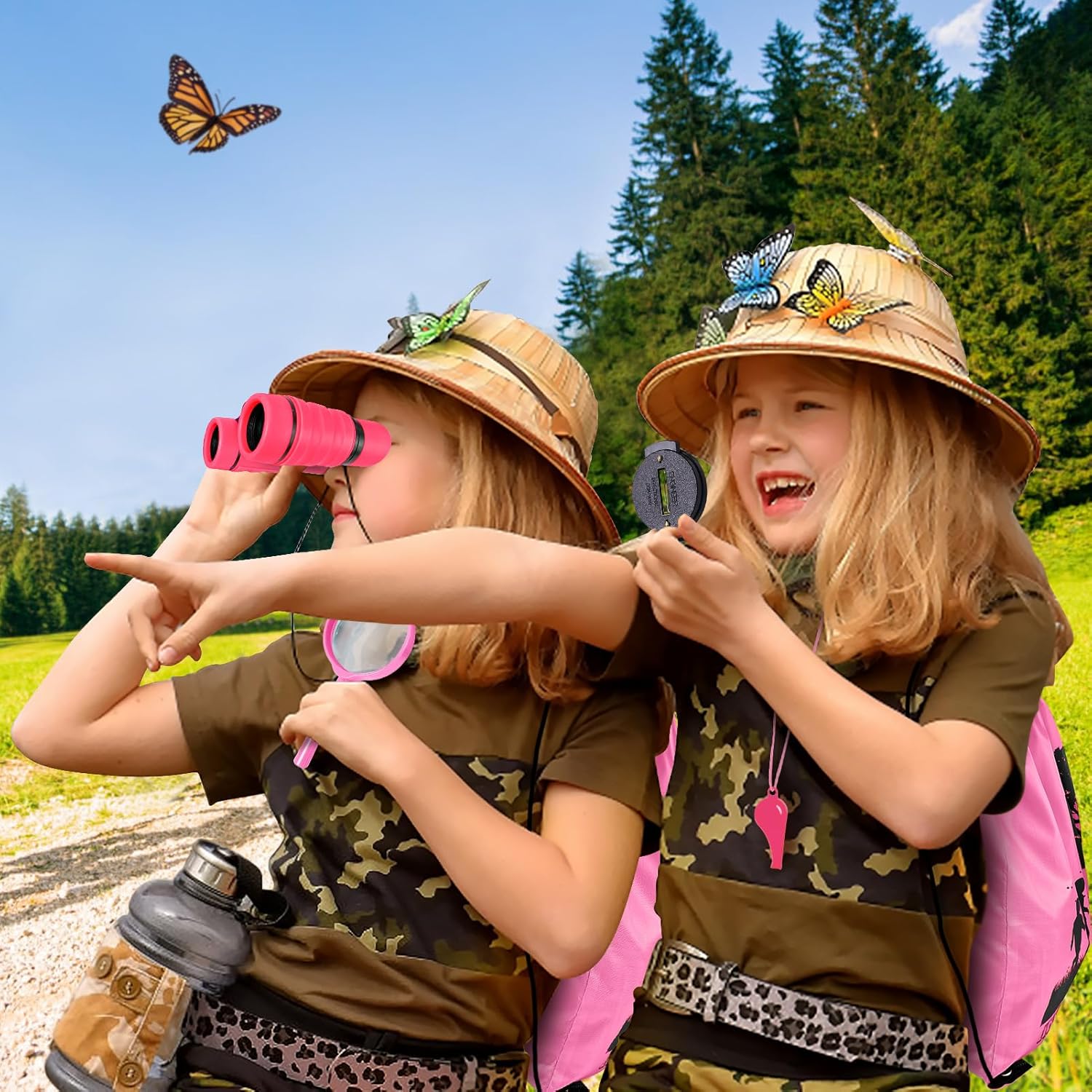 ESSENSON Kids Explorer Kit - Adventure Kit for Kids, Outdoor Explorer Kit with Binoculars, Summer Outdoor Toys for Kids Ages 4-8 - Image 6