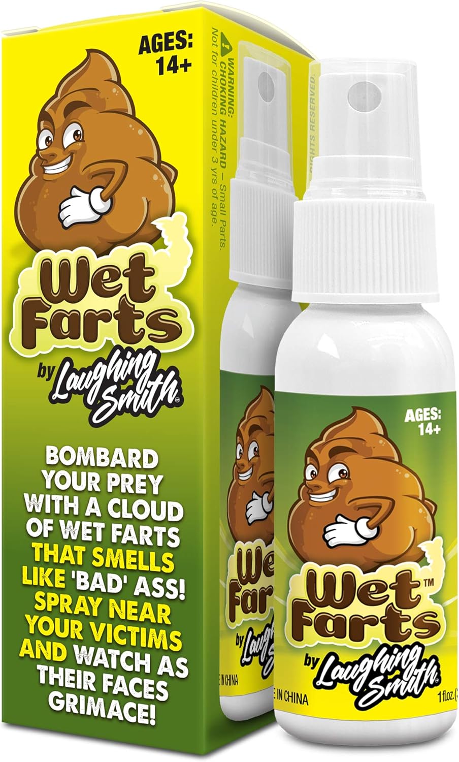 Laughing Smith - Wet Farts - Potent Stink Spray - Extra Strong Stink - Hilarious Gag Gifts & Pranks for Adults or Kids - Prank Stink Stuff - Non Toxic - Smells Like Really 'Bad' Gas - Image 3