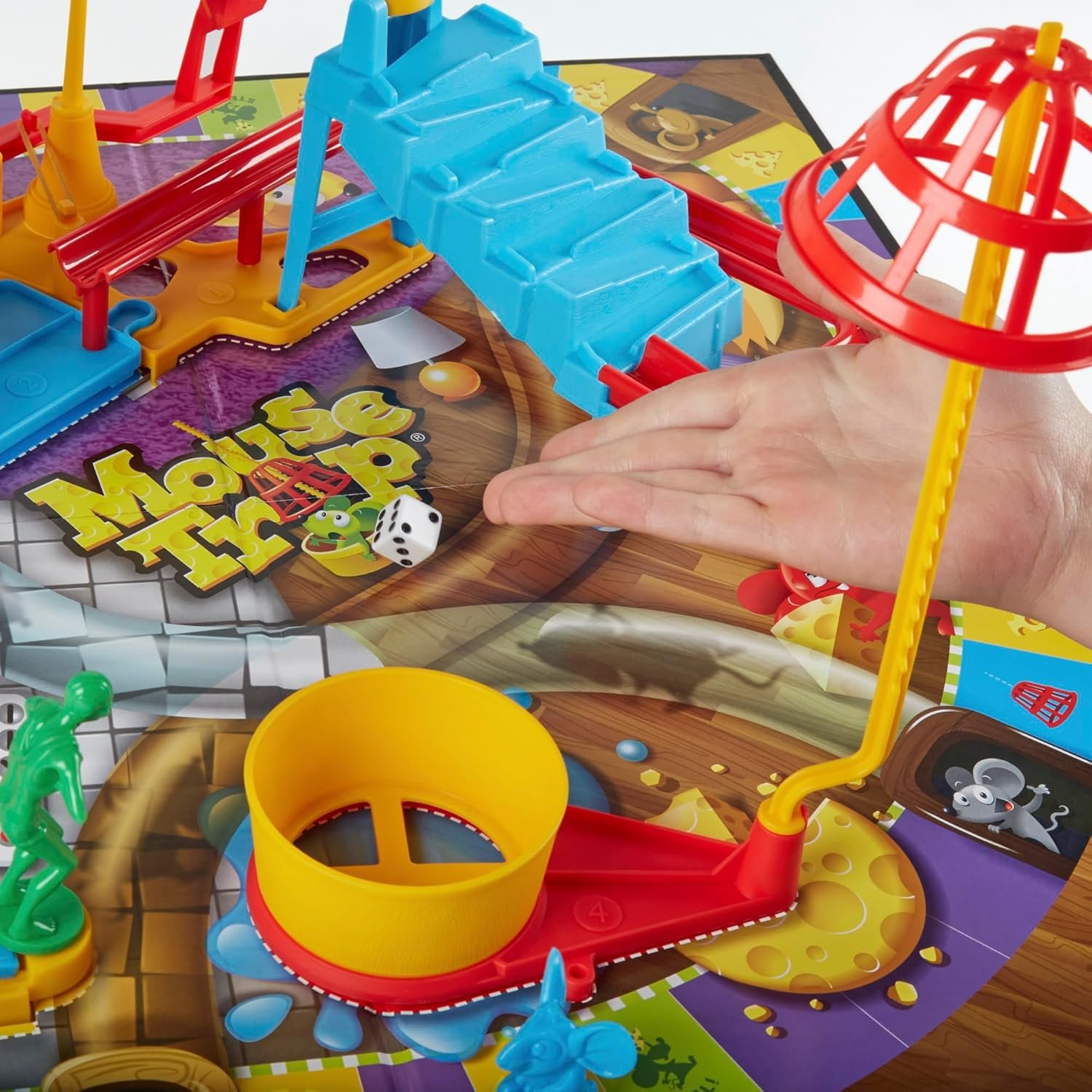Hasbro Gaming Mouse Trap Board Game for Kids Ages 6 and Up, Classic Game for 2-4 Players, with Easier Set-Up Than Previous Versions - Image 4