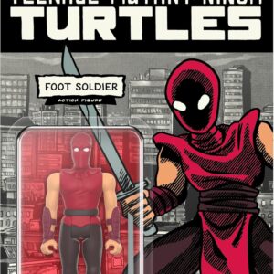 Super7 Teenage Mutant Ninja Turtles Foot Soldier (Comic Color) – 3.75″ TMNT Action Figure with Accessory Classic Cartoon Collectibles