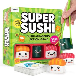 Super Sushi – Fun Family Board Game – Hilarious Party Matching Card Game for Kids, Teens & Adults