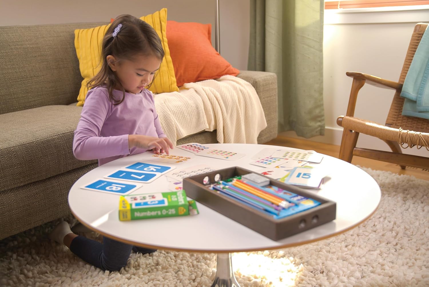 School Zone Numbers 0-25 Flash Cards: Toddler, Preschool, Kindergarten, Learn Math, Addition, Subtraction, Numerical Order, Counting, Problem Solving, Ages 4+, Packaging May Vary - Image 9