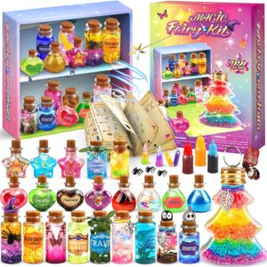 Easter Potion Magic Kit For Kids, 22 Magic Fairy Arts And Crafts Kit Potion Bottles Toys For Girls 6-12 Year Old Christmas Birthday Gifts Decorations School Family Craft Activities Party Favors